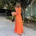 Women's Clothing Cotton Linen Vest Skirt Suit Vest Big Swing Skirt Casual Suit_ecoleips.com