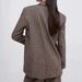 Cross-border 2025 Spring European And American Bestseller Elegant Fashionable Plaid Blazer For Women Commuting_ecoleips.com