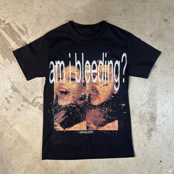 Women's Dark Retro Y2K Printed Long Sleeve T-Shirt European American Style High Street Gothic Trendy Outfit_ecoleips.com