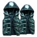 Women's fashion thickened hooded slim waistcoat cotton couple vest_ecoleips.com