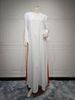 Verve MQ089 Muslim Arab Abaya Robe Cardigan Turkish Fashion Chiffon Pleated Patchwork Dress_ecoleips.com