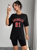 Women's Casual Round Neck Short Sleeve T-Shirt Multi-Color Style Simple Fashionable Sports Top Solid Printed Loose Fit_ecoleips.com