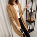 Aria Basics Aria Basics Autumn Winter New European American Style Foreign Trade Double Pocket Mid-Lgth Knitted Cardigan Sweater For_ecoleips.com