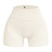 Ribbed Shorts Three-Quarter Yoga Quick-Dry Seamless Sports Tight Cycling High-Waist Fitness Pants_ecoleips.com