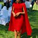 Women's Fashion Solid Color Round Neck Pleated Shawl Banquet Party Evening Dress Independent Website Foreign Trade D3303_ecoleips.com