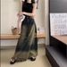 Niche Frayed Hem Ripped Denim For Women Summer 2025 New High Waist Versatile A-line Midi Skirt_ecoleips.com