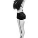 Fashion Casual Women's Halter Neck Strap Feather Satin Two Piece Trouser Suit Sexy Nightclub Wear European American Style_ecoleips.com