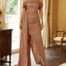 Women's Clothing Banquet Design Gold Heavy Work One Shoulder Slim Fit Sequined Dress Long Skirt_ecoleips.com