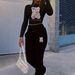 Women's Tight Fitting Cropped Set Long Sleeved American Style Sweatshirt Sporty Casual Drawstring Pockets_ecoleips.com