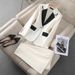 Women's Clothing Black Suit Jacket Professional Attire Color Block Stylish Slightly Flared Pants Spring Autumn Winter Goddess Style_ecoleips.com