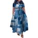 Women's Clothing Spring And Summer New Fashion Temperament Lace Large Size Long Skirt Foreign Trade Dress_ecoleips.com