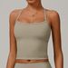 Women's Clothing Winter Sanded Beautiful Back Yoga Vest Quick Drying Fitness Top Outer Wear Running Sports Vest Female_ecoleips.com