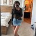 2023 Autumn New Women's Fashion Sexy Slim Lace Patchwork Long Sleeve T-Shirt_ecoleips.com
