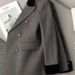 2025 Autumn/Winter New Gray Women's Suit Jacket, Stylish Casual Loose-Fit Design_ecoleips.com