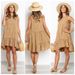 2026 Women Round Neck Sleeveless Polka Dot Dress, Loose Big Swing Ruffled Casual Dress_ecoleips.com