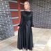 Dubai Middle Eastern European And American Elegant Satin Long Graceful Waist-Cinching Flared Dress, Cross-Border Plus_ecoleips.com