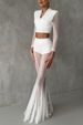 2026 European And American Spring And Summer New Elastic Slim Flared Pants INS Loose Fashion Vacation Trousers_ecoleips.com