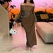Women's Clothing Summer New Long Skirt Temperament Sexy One Shoulder Mesh Hollow Dress For Women_ecoleips.com