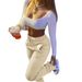 Women's Clothing Women's Thickened Sweatshirt Fabric Sports Leisure Drawstring Pants Style With Pockets For Formal & Casual For Women_ecoleips.com