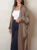 New Muslim Sleeve Long Dress Women's Cardigan Abaya Durable Robe For Women_ecoleips.com