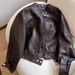 Women's Short Biker Jacket Faux Leather Cropped Jacket Stand Collar Stylish Outerwear For Spring & Fall_ecoleips.com