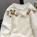 Women's Fleece Lined Crew Neck Sweatshirt Trendy American Style Loose Fit Thick Coat for Couples Autumn Winter_ecoleips.com