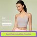 New Spring/Summer Yoga Tank Top For Women With Padded Chest, Sexy Thin Straps, Beautiful Back, And Push Up Fit Gym Sports Bra_ecoleips.com