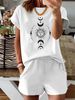 Women’s 2 Piece Outfit Set – Oversized Graphic T-Shirt And Biker Shorts Matching Set, Casual Summer Lounge Tracksuit For Daily Wear-338_ecoleips.com