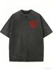 Women's Vintage Style Oversized T-Shirt, Soft Touch Crew Neck Fashion Top_ecoleips.com