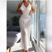 Women's Clothing Sexy Hollow Perspective Beach Sleeveless Halter Neck Dress Female Slim Fit Sexy Backless Long Dress_ecoleips.com