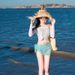 Aria Basics Women's Swimsuit 2026 New Model Ins Two-piece Four-piece Bikini Small Busts, Conceals Fat Looks Slimming, Suitable For_ecoleips.com