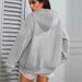 Women's ClothingFashion Zip Up Hooded Cardigan Sweatshirt American Style Bear Print Long Sleeve Casual Jacket Loose Fit_ecoleips.com