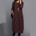 Women's Clothing Women's Casual Long Sleeve Dress With Pocket Personalized Print Crew Neck Spring Fashion For Formal & Casual For Women_ecoleips.com