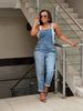 Women's High Waist Jumpsuit Loose Fashion Casual Straight Independent Store_ecoleips.com