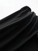 2026 Pure Passion Windy Dew Collarless Dress - Summer New Style - V-Neck High-Waist Short Skirt_ecoleips.com