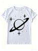 Women’s Casual Printed Top, Illustration Graphic Short Sleeve Tee For Spring & Summer Fashion_ecoleips.com