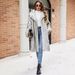Elegant Long Faux Fur Coat – Suit Collar Plush Winter Coat In Short Snow Fox, Beige & Greyish_ecoleips.com