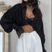 Aria Basics Aria Basics Spring High-End French Top Sexy Sheer Solid Color Women's European And American Style Shirt For Women Niche Elegant_ecoleips.com