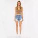 Non Stretch Jeans For Women In Summer Ripped And Versatile Loose And Slim, A Line Women's Denim Shorts_ecoleips.com