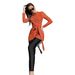 Muslim Swimsuit Beachwear Two-Piece Swimsuit Long Sleeve Long Pants Slimming Design For Women Sun Protection Swimwear_ecoleips.com