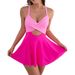2025 European And American New Conservative Slim Tight Cross Strap Bikini Swimsuit Female One Piece Hot Sale_ecoleips.com