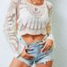 Women's Sheer Lace Beach Cover-Up – Lightweight Sun Protection Kimono, Boho Resort Wear, Breezy Mesh Bikini Wrap (Beige/Black/White/Green/Rust)_ecoleips.com