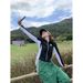 Women's Clothing Retro Multi Pocket Overalls Spring New Thirteen Lines Women's Straight Jeans_ecoleips.com