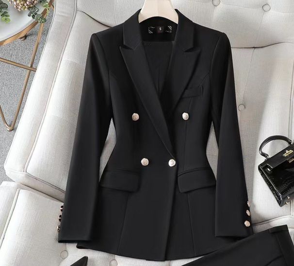 Women's Clothing Spring And Autumn Professional Suits Interview Suits Work Clothes Jackets_ecoleips.com
