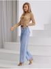 Women's High-Waisted Jeans – Trendy Loose Fit Denim Pants For Tall Women – Comfortable Cotton Casual Trousers (Sizes 25-32, Blue)_ecoleips.com