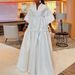 Plus-Size Casual Maxi Dress With V-Neck & Puff Sleeves – High Waist Flowy Dress For Women (1XL-5XL, Pure Color & Street Style)_ecoleips.com