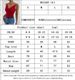 Spice Girl Wind Red Suspender Vest Women's Summer Slim Skinny Pleated Waist Short Off-Shoulder Top_ecoleips.com