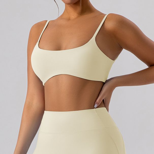 Women's Quick Drying Sports Vest Tops European American Style Tight Beauty Back Yoga Bra Fitness Clothes for Pilates_ecoleips.com