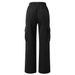 Women's Clothing Workwear Casual Pants For Women High Waist Wide Leg Straight Breathable Retro Sports Trousers_ecoleips.com