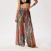 2025 New Russian Sexy Women's High Waist Chiffon Casual Pants_ecoleips.com